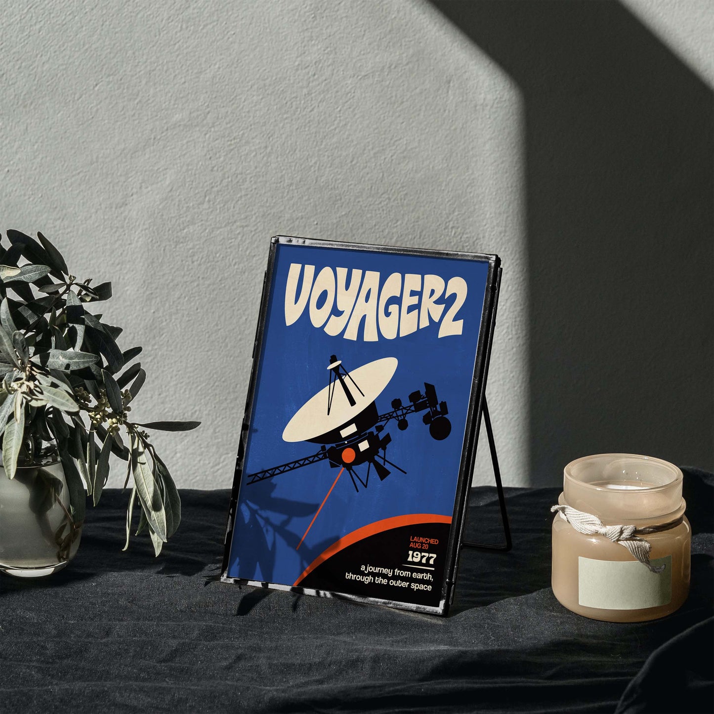 Voyager 2 Space Poster