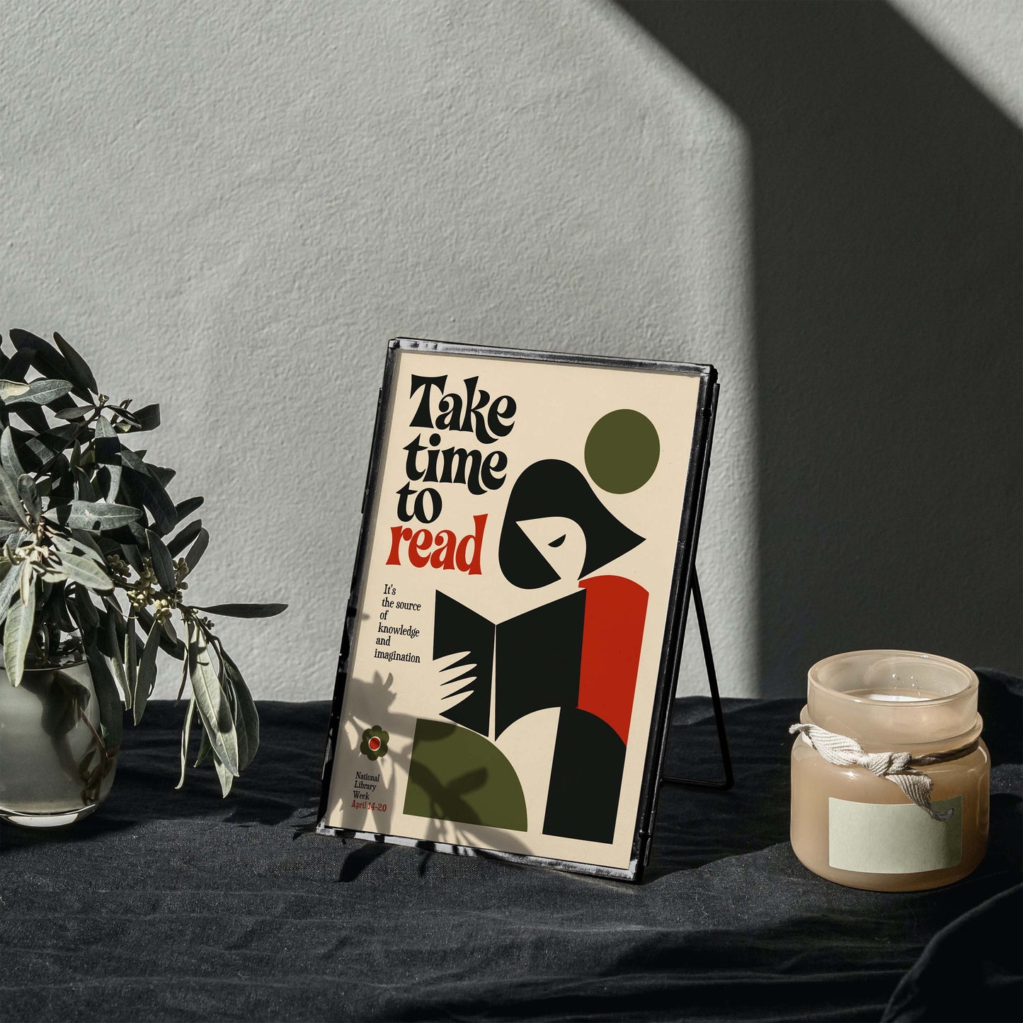 National Library Reading Poster