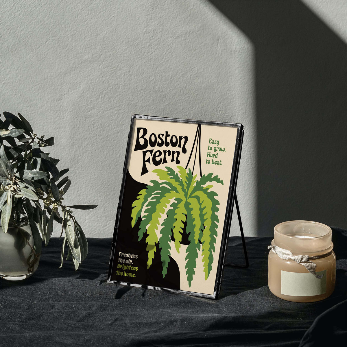 Boston Fern Botanical Wall Print
