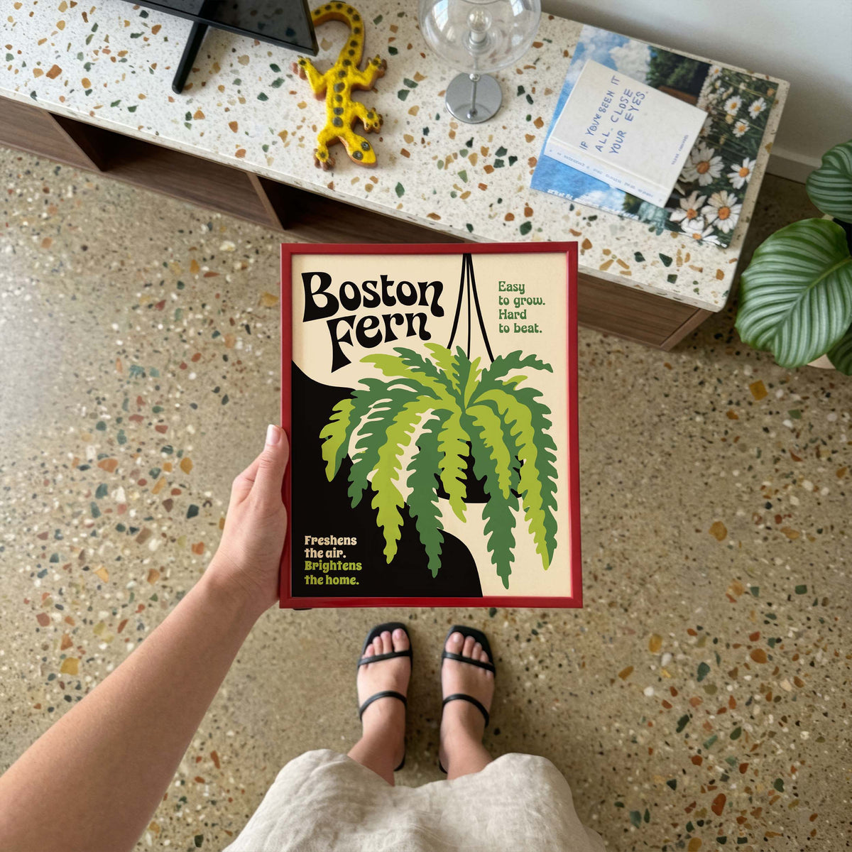Boston Fern Botanical Wall Print