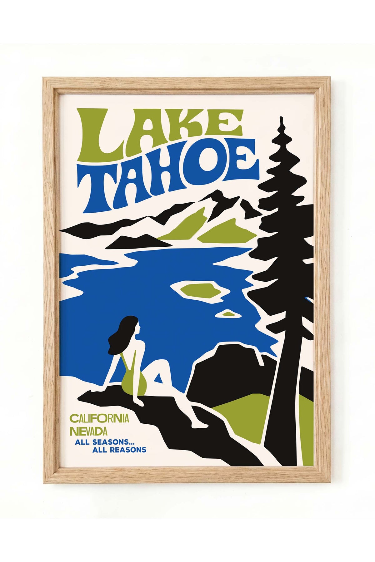 Lake Tahoe Travel Poster