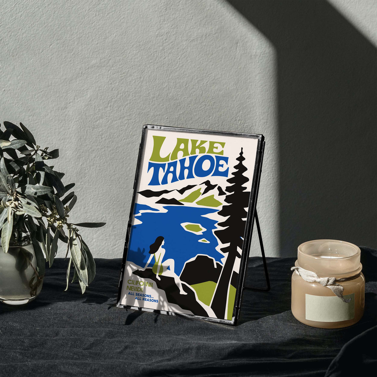 Lake Tahoe Travel Poster