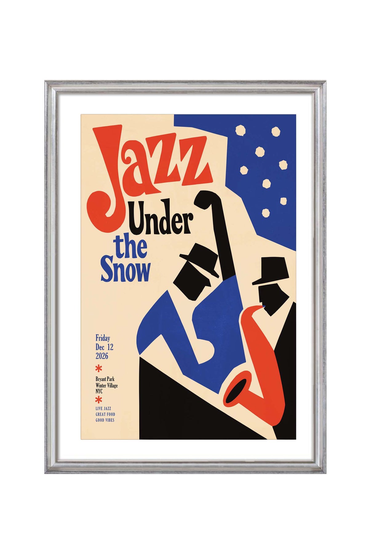Jazz Under Snow Poster