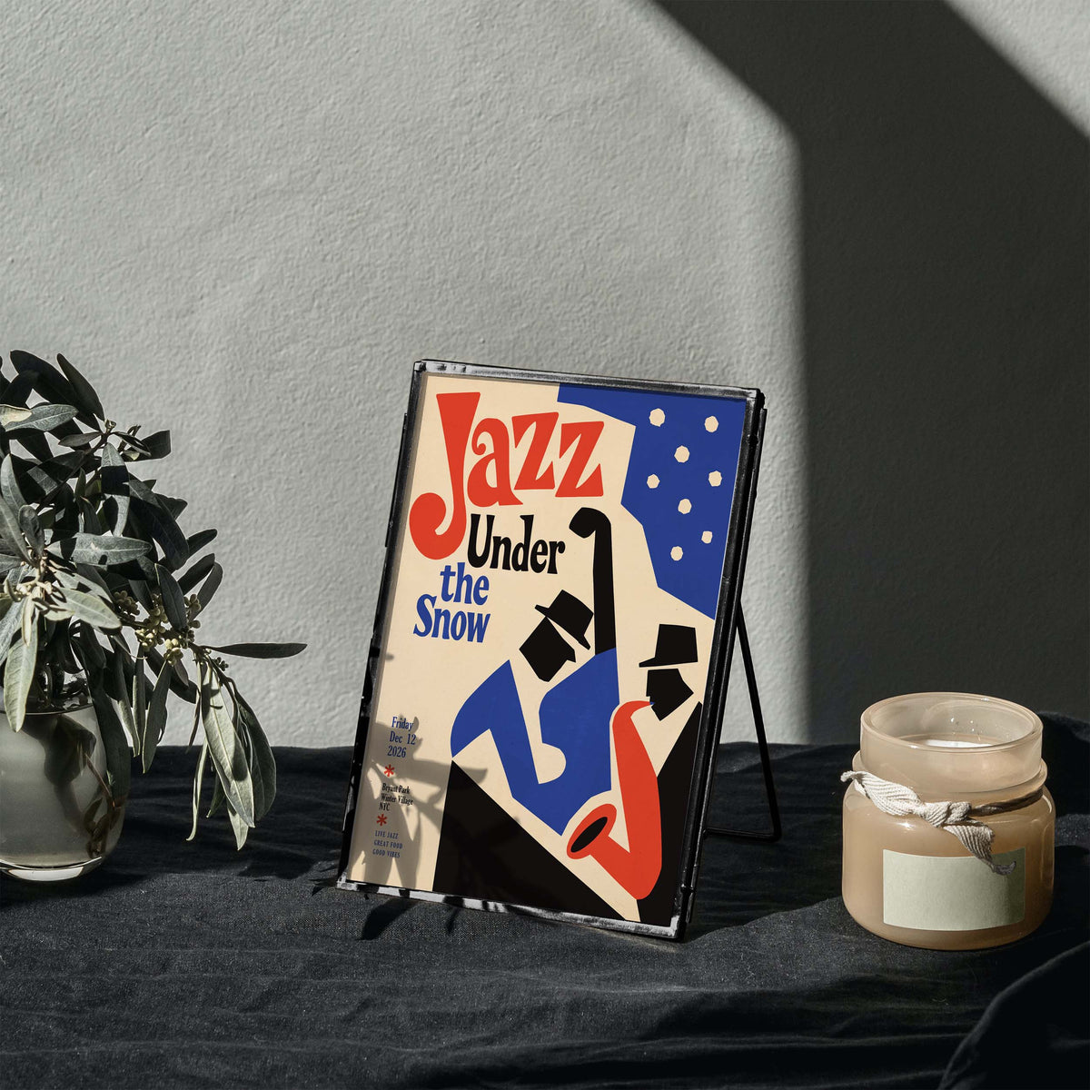 Jazz Under Snow Poster