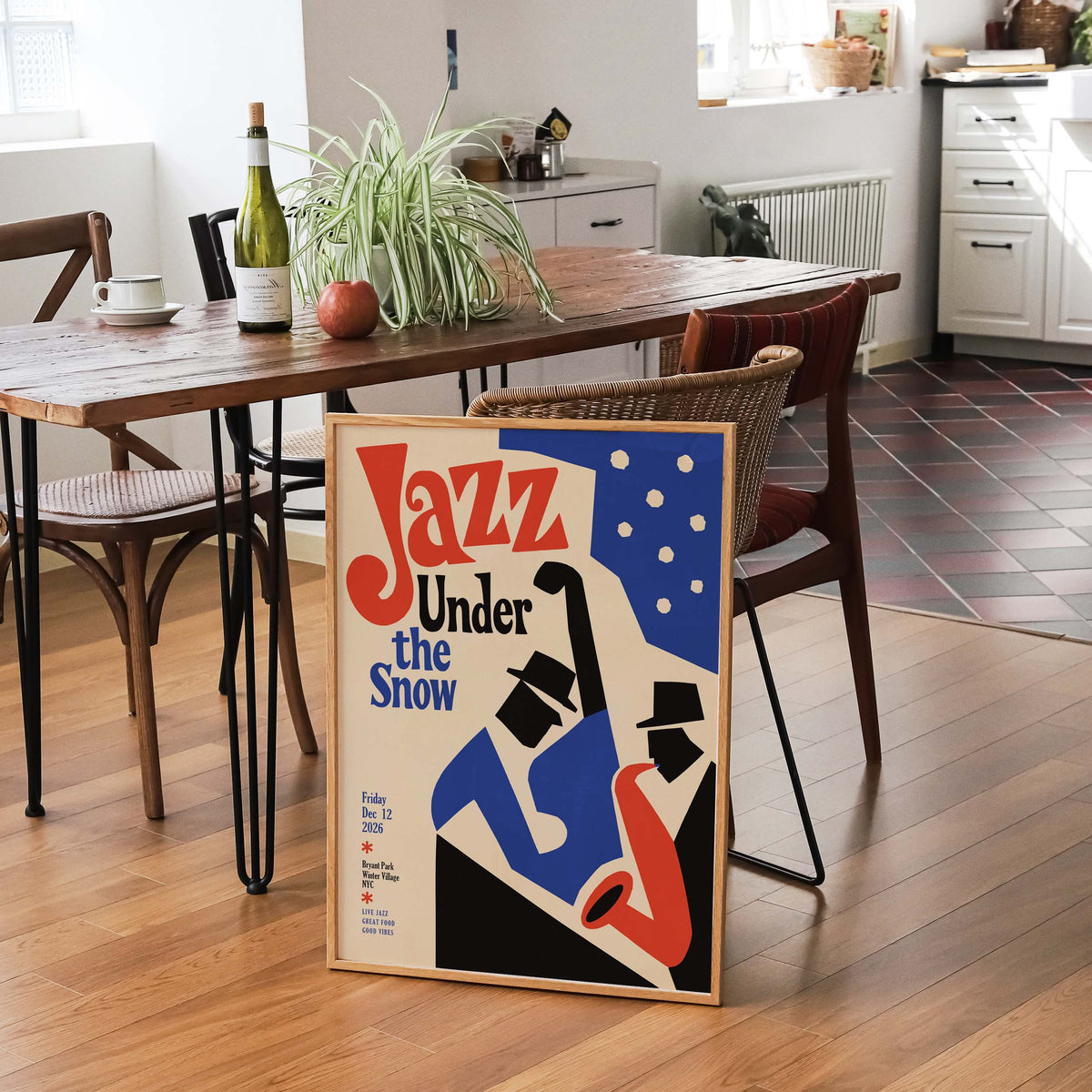 Jazz Under Snow Poster