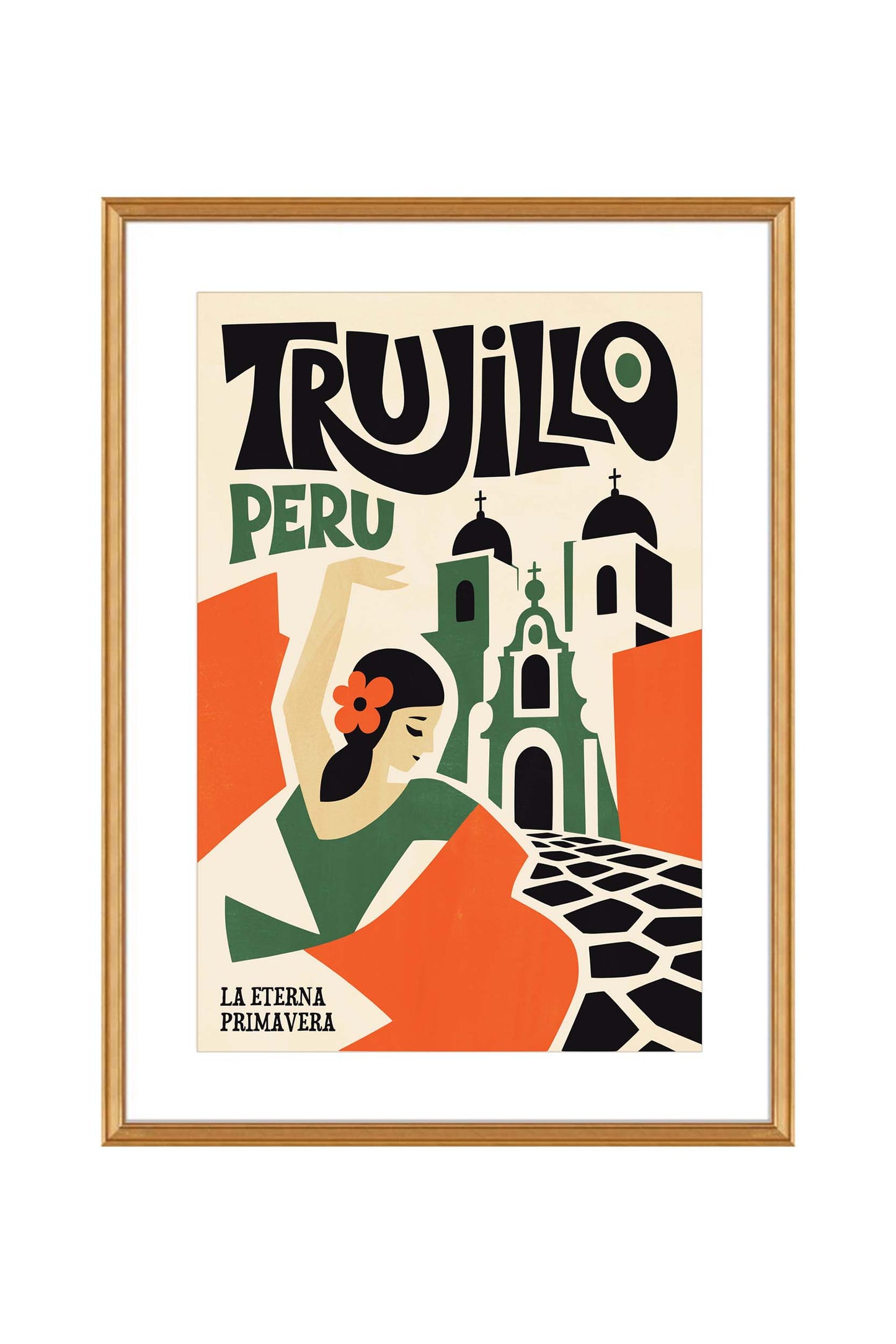 Trujillo Peru Travel Poster Print