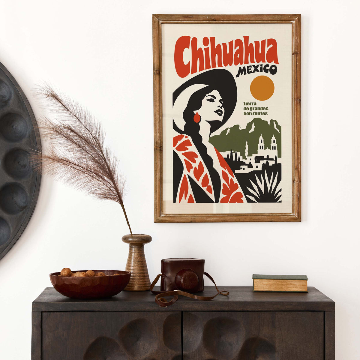 Chihuahua Mexico Travel Poster