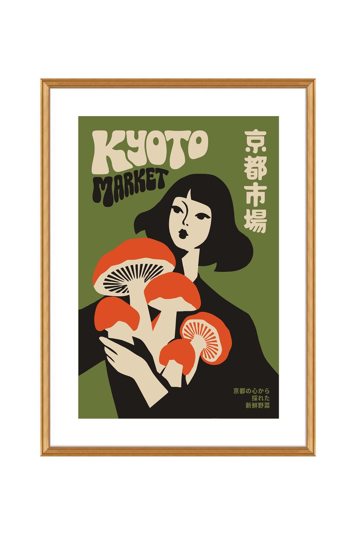 Kyoto Mushroom Market Print