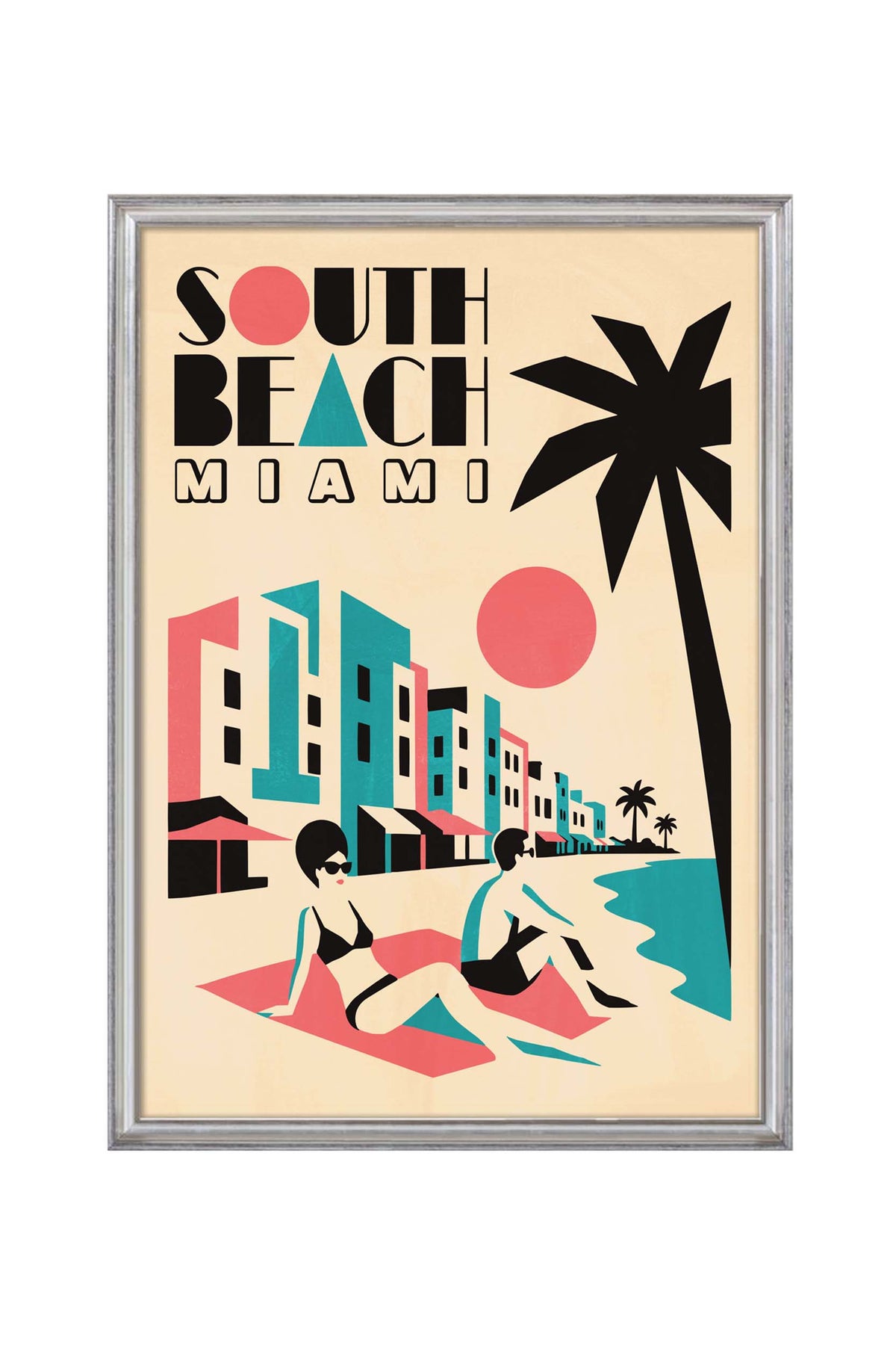 South Beach Miami Wall Art