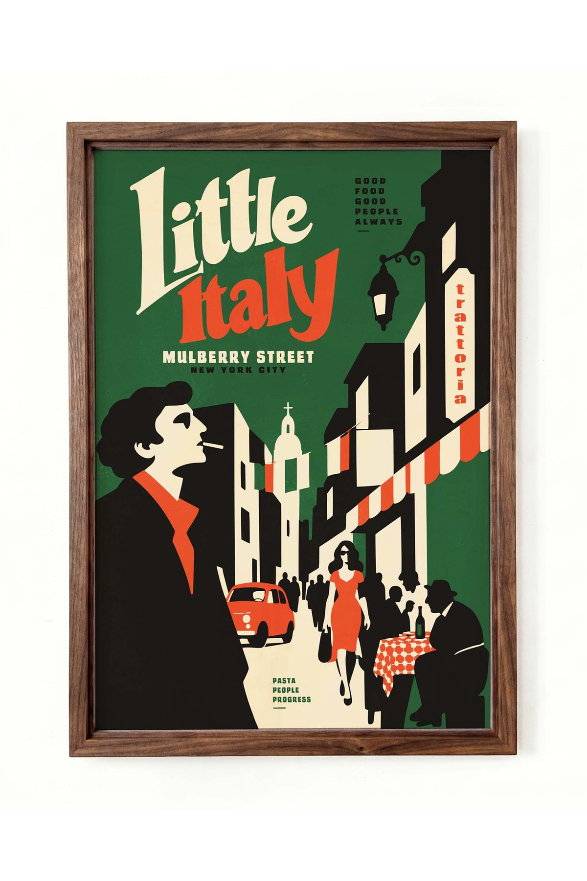 Little Italy Mulberry Street Poster