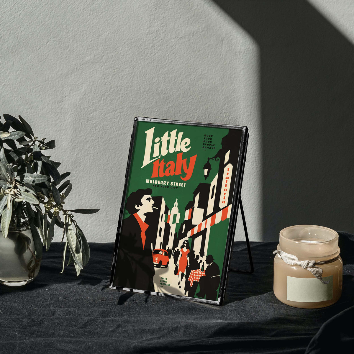 Little Italy Mulberry Street Poster