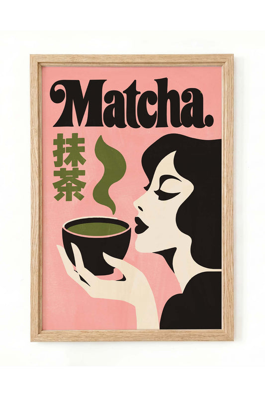 Matcha Green Tea Print