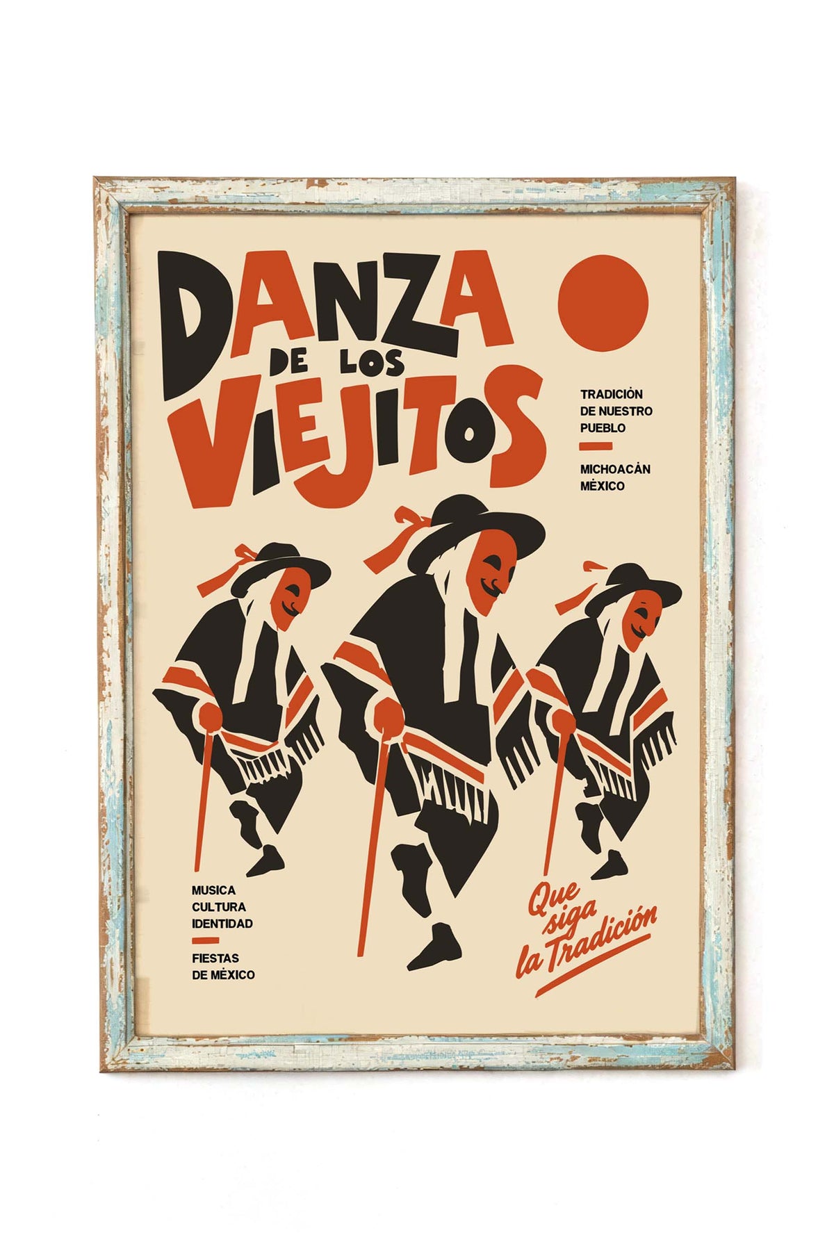 Danza De Los Viejitos Mexico Poster
