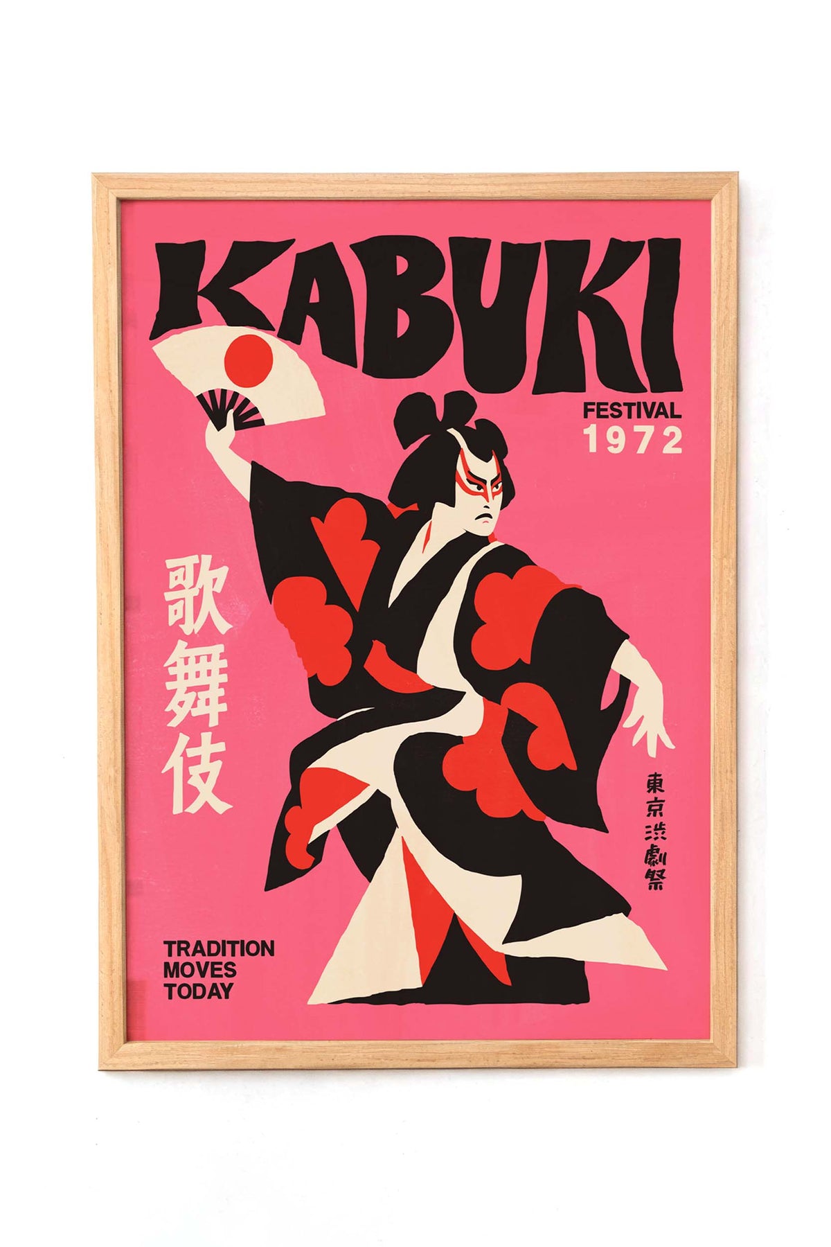 Kabuki Japanese Dance Print