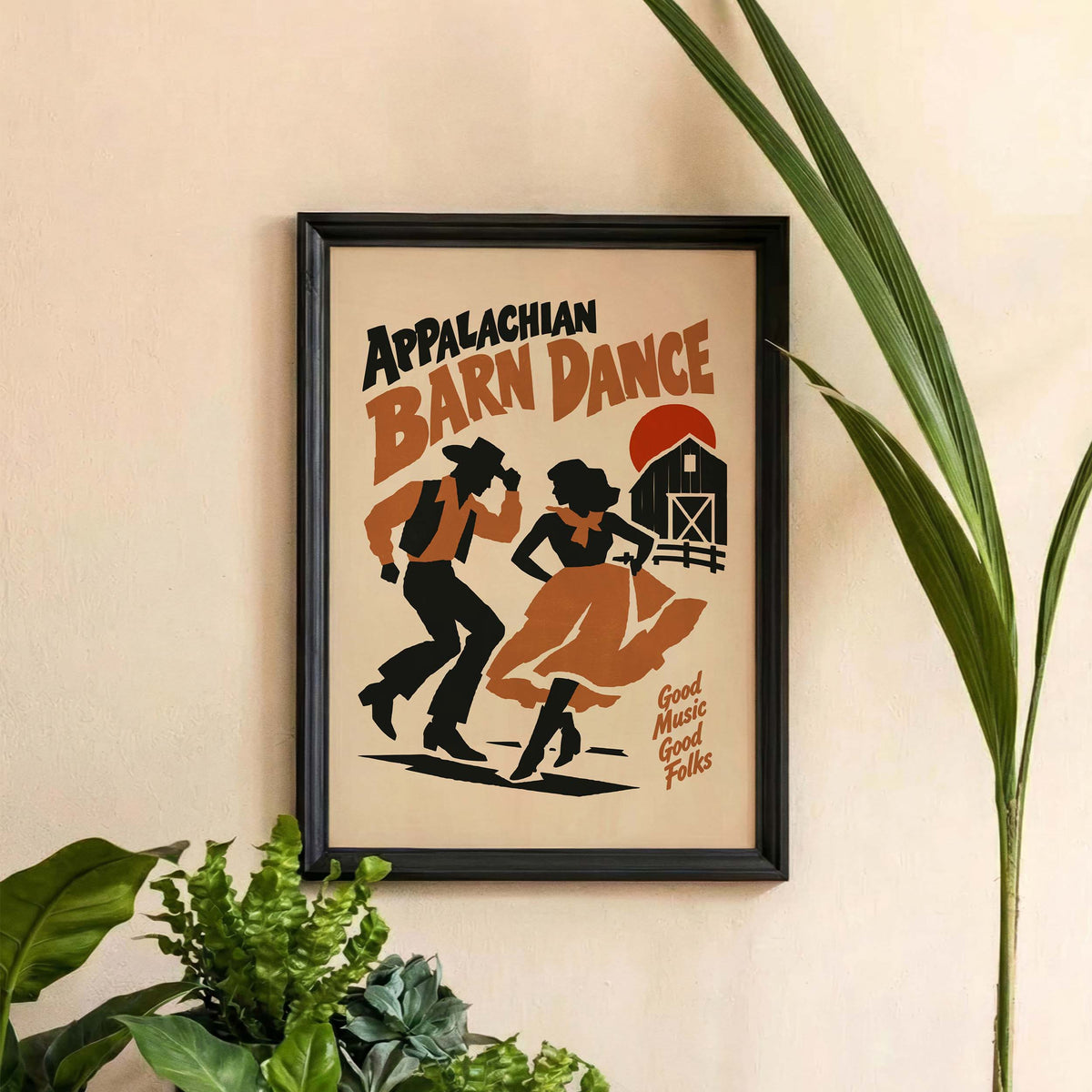 Appalachian Barn Dance Print