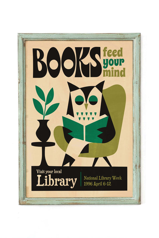 Books Feed Your Mind Poster