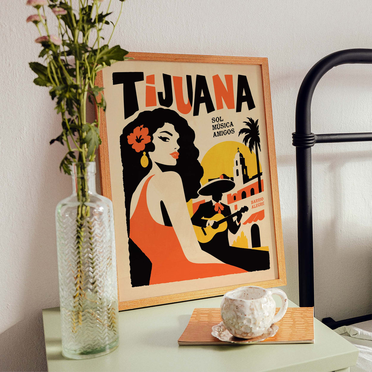 Tijuana Mexico Travel Poster