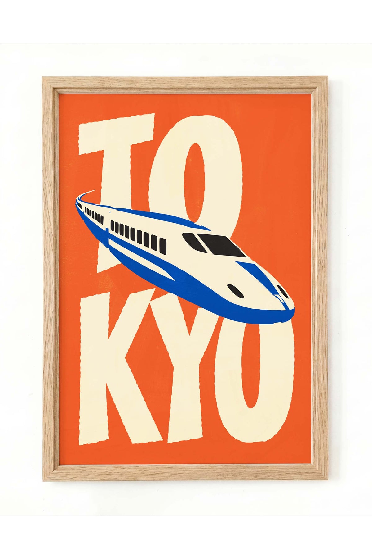 Tokyo Shinkansen Train Poster Print