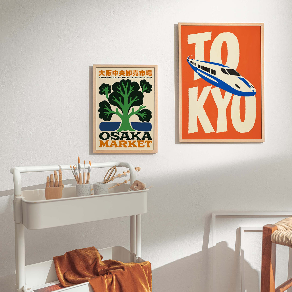 Tokyo Shinkansen Train Poster Print