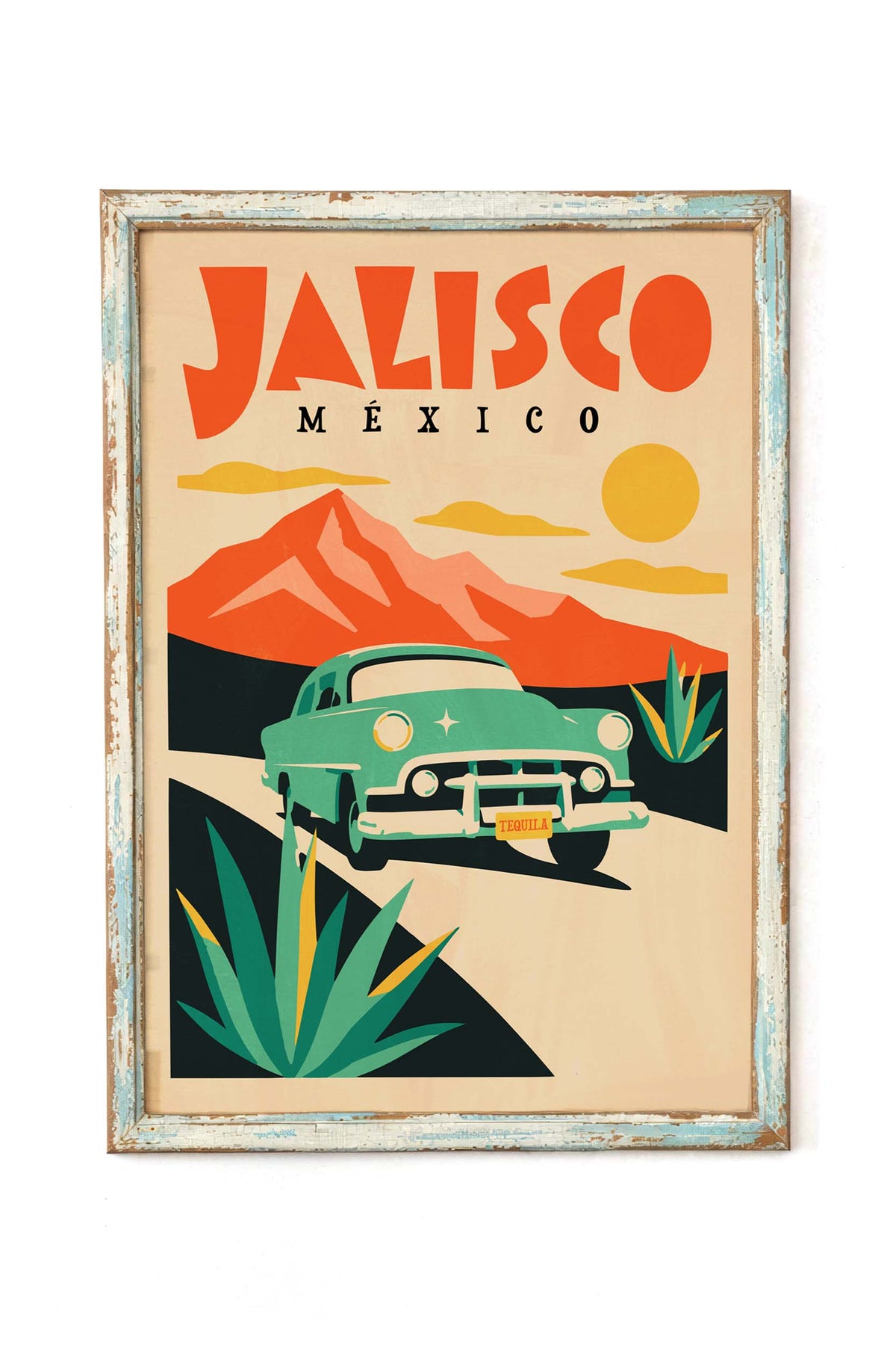 Jalisco Mexico Travel Poster Print