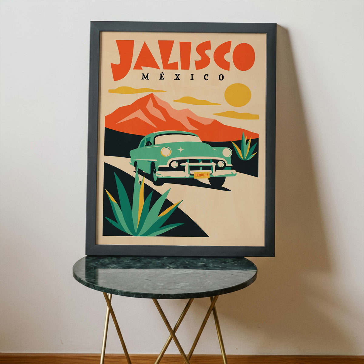 Jalisco Mexico Travel Poster Print