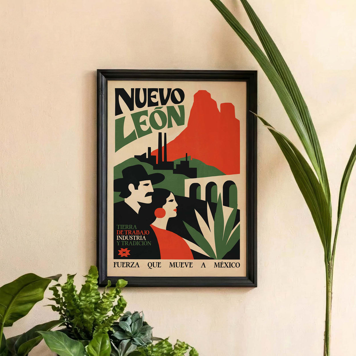 Nuevo Leon Mexico Travel Poster