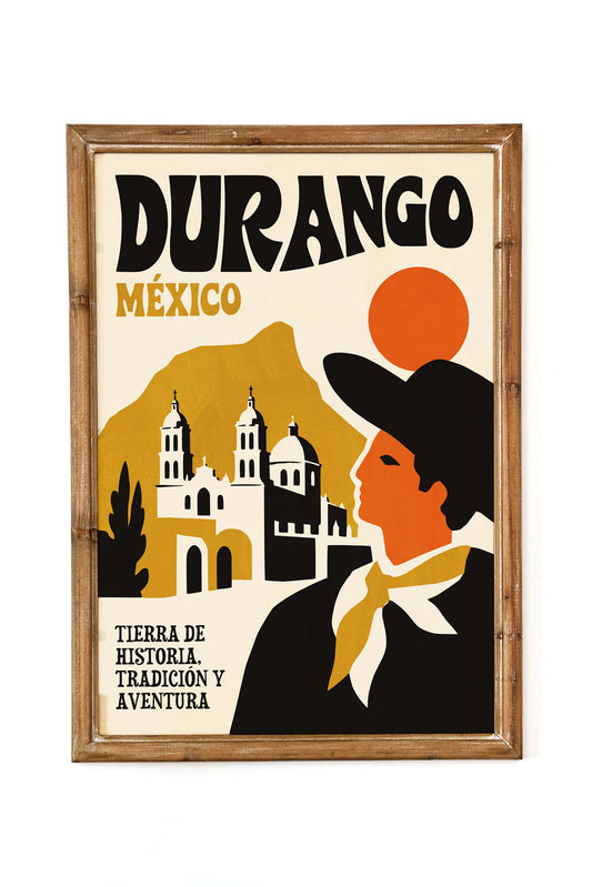 Durango Mexico Travel Poster Print