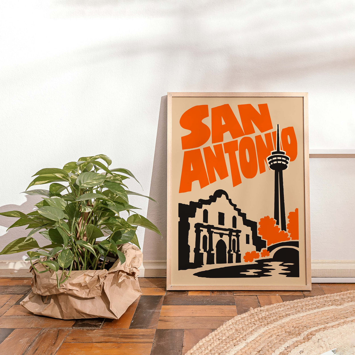 San Antonio Travel Poster Print