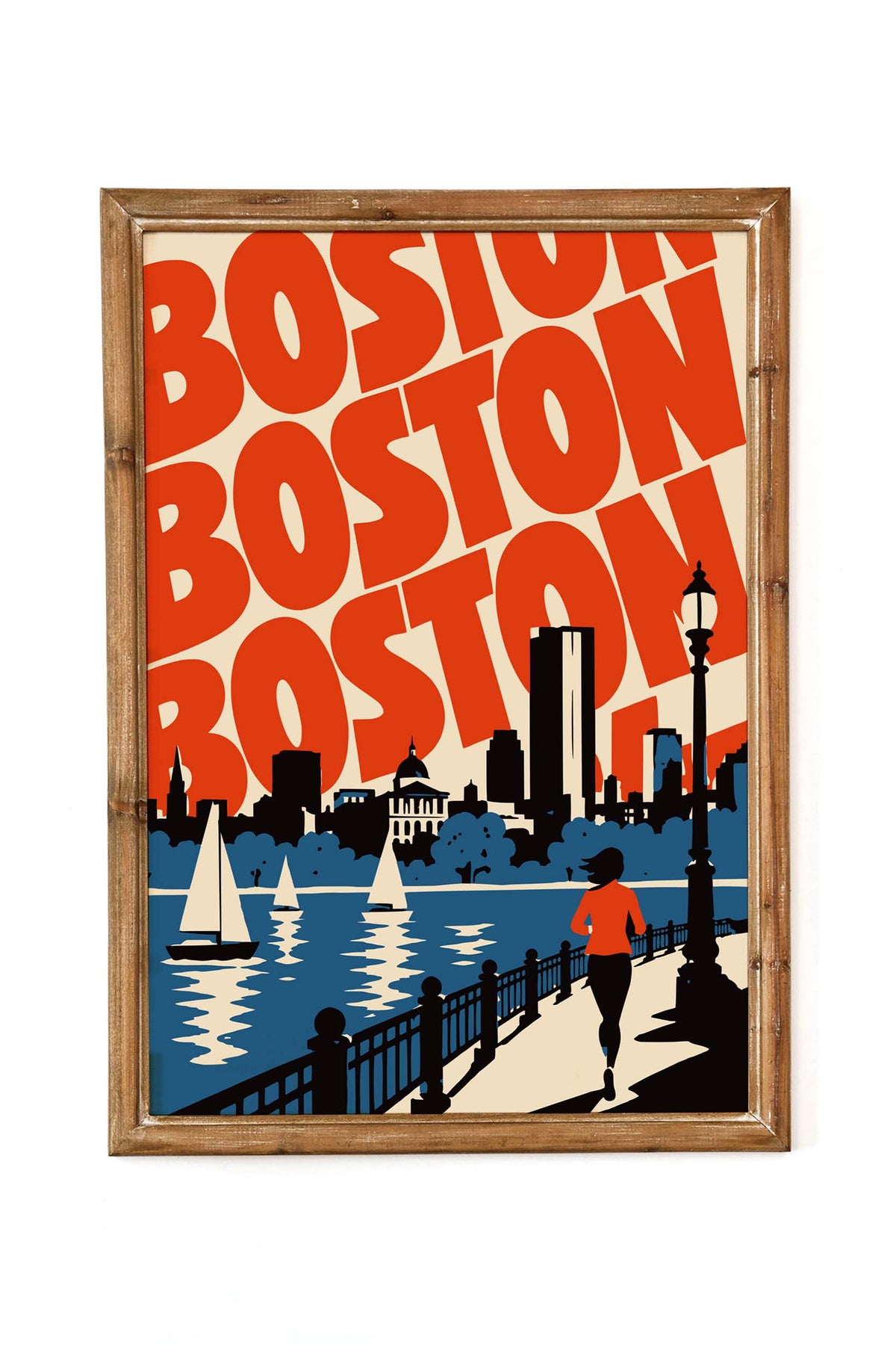 Boston Waterfront City Wall Art