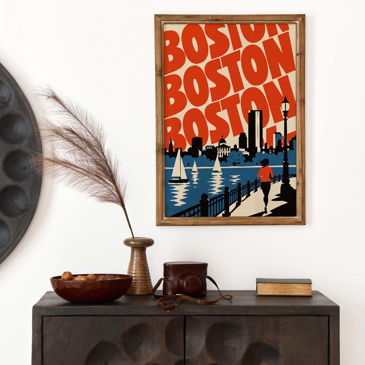 Boston Waterfront City Wall Art