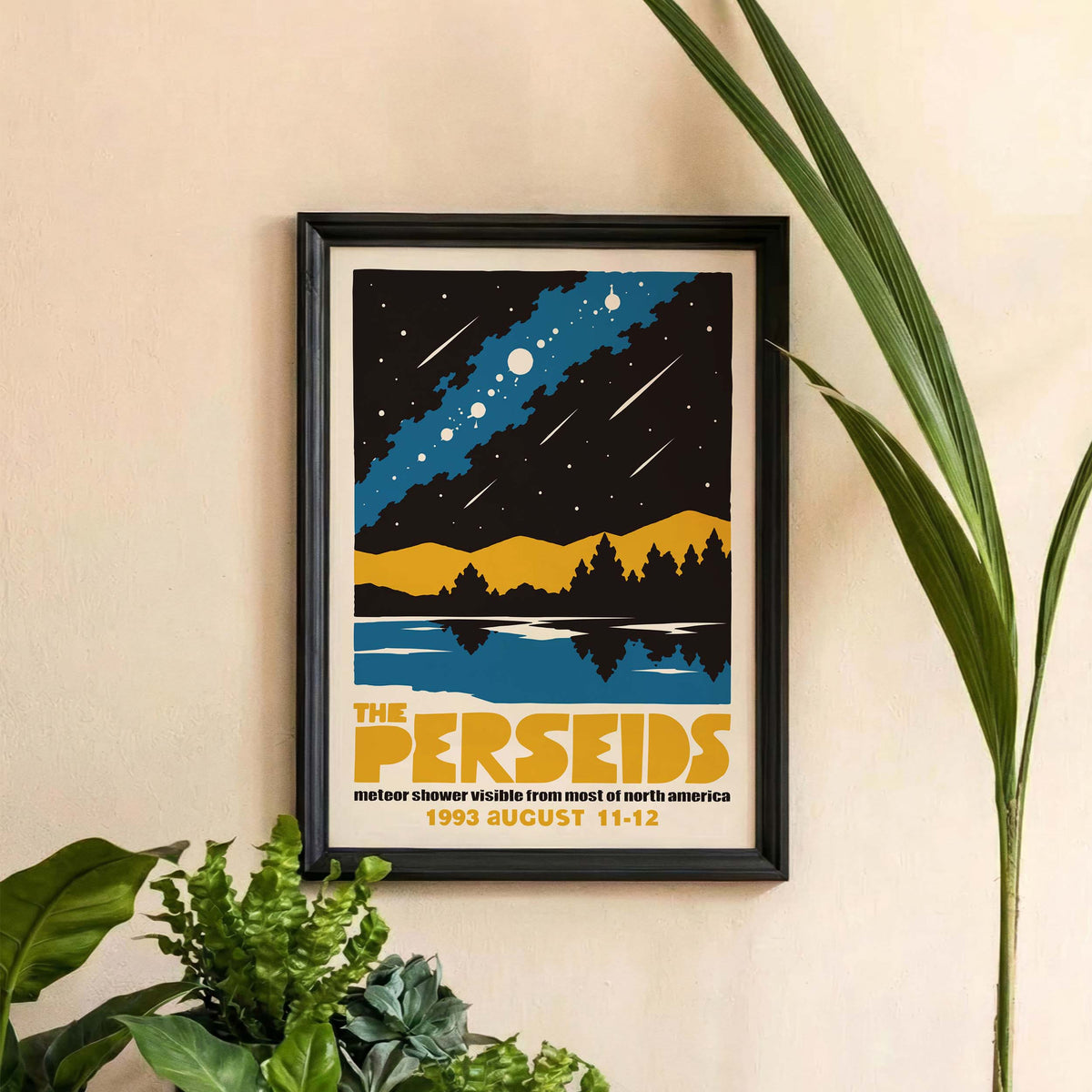 Perseids Meteor Shower Poster