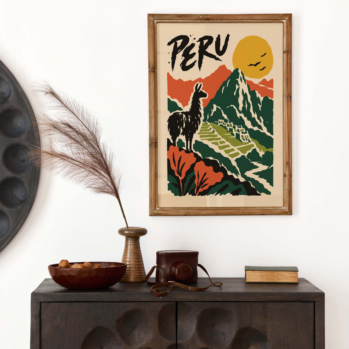 Peru Machu Picchu Travel Poster