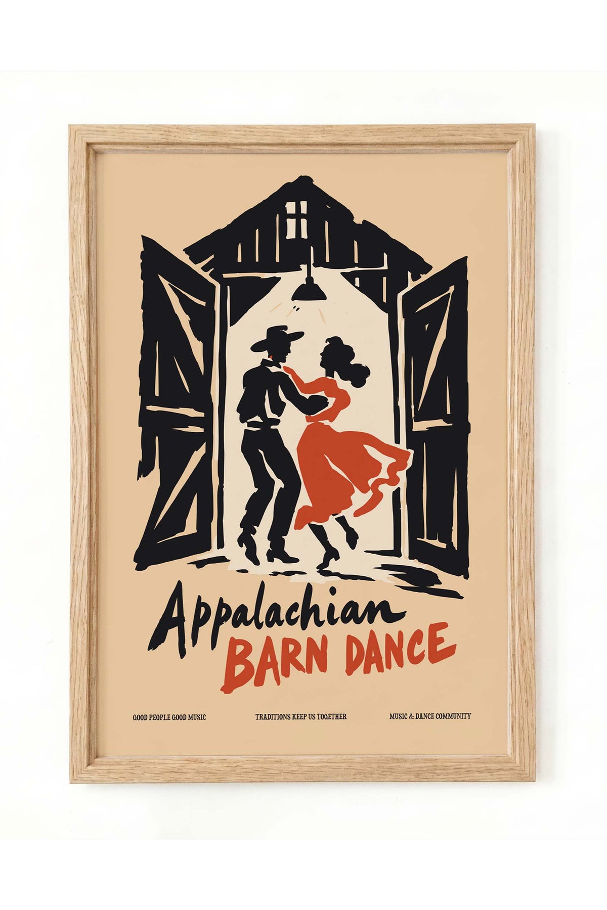 Appalachian Barn Dance Poster