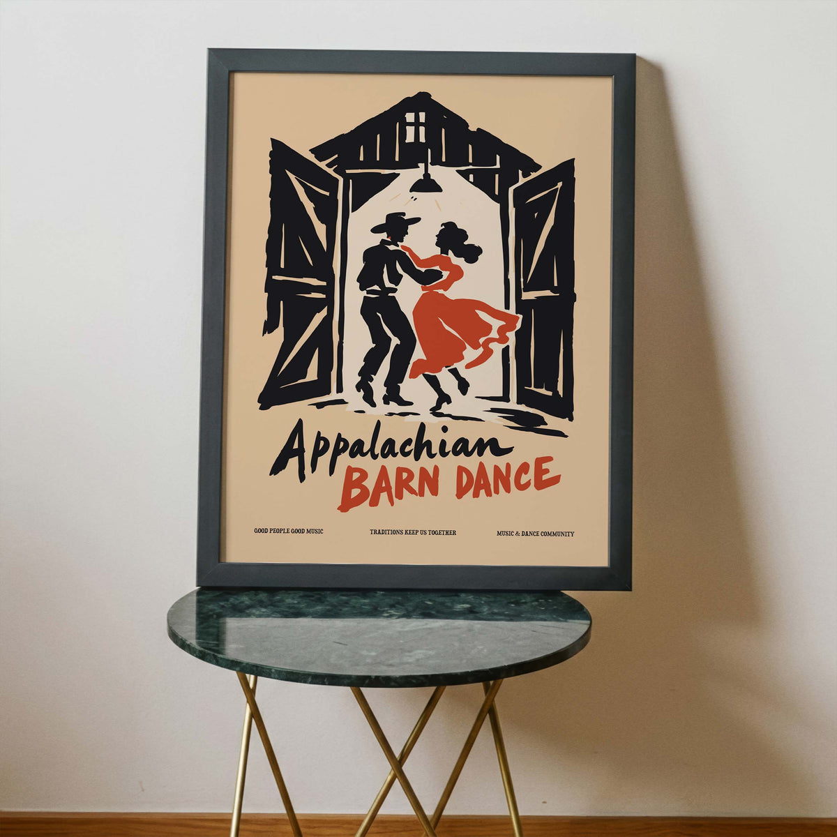 Appalachian Barn Dance Poster