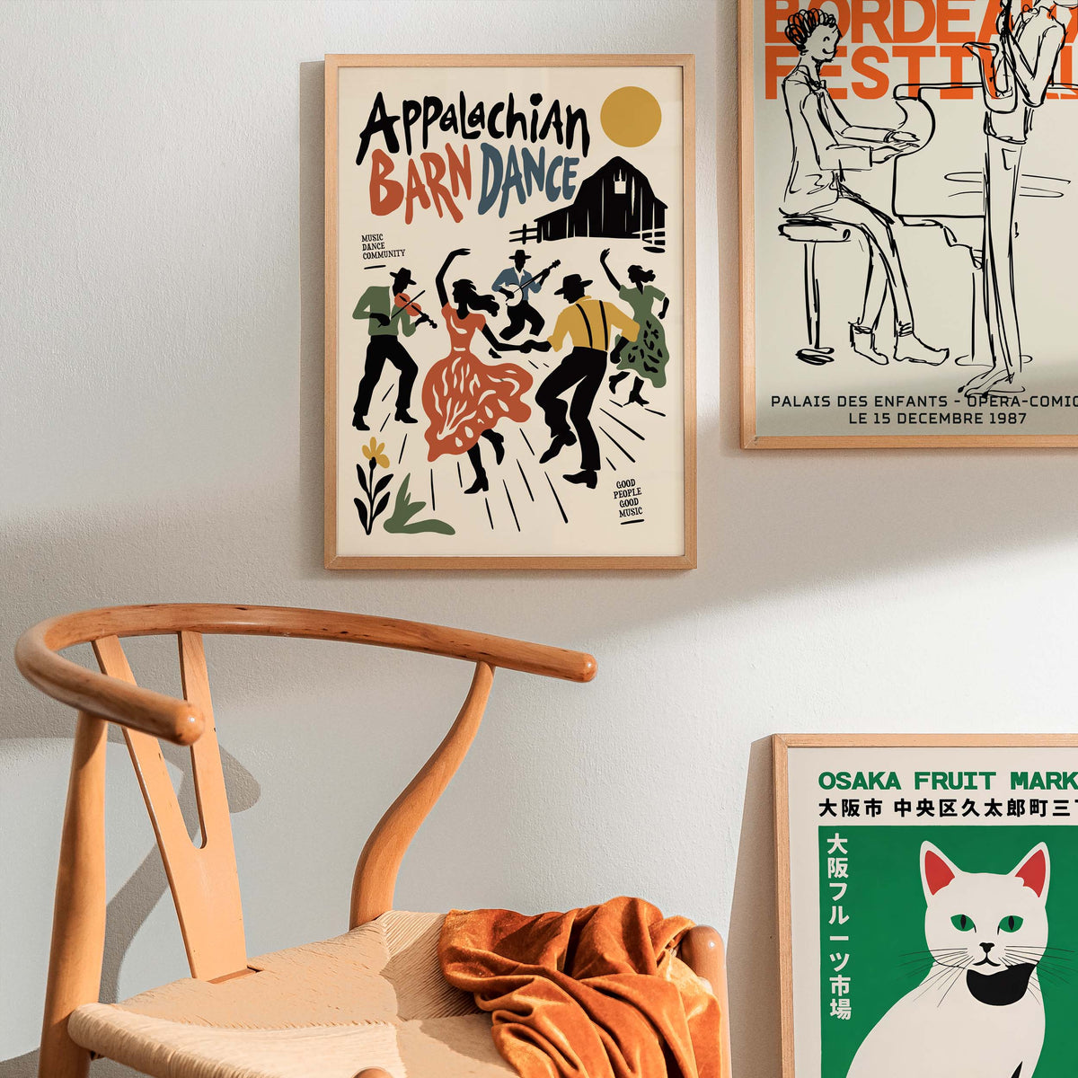 Appalachian Barn Dance Wall Art