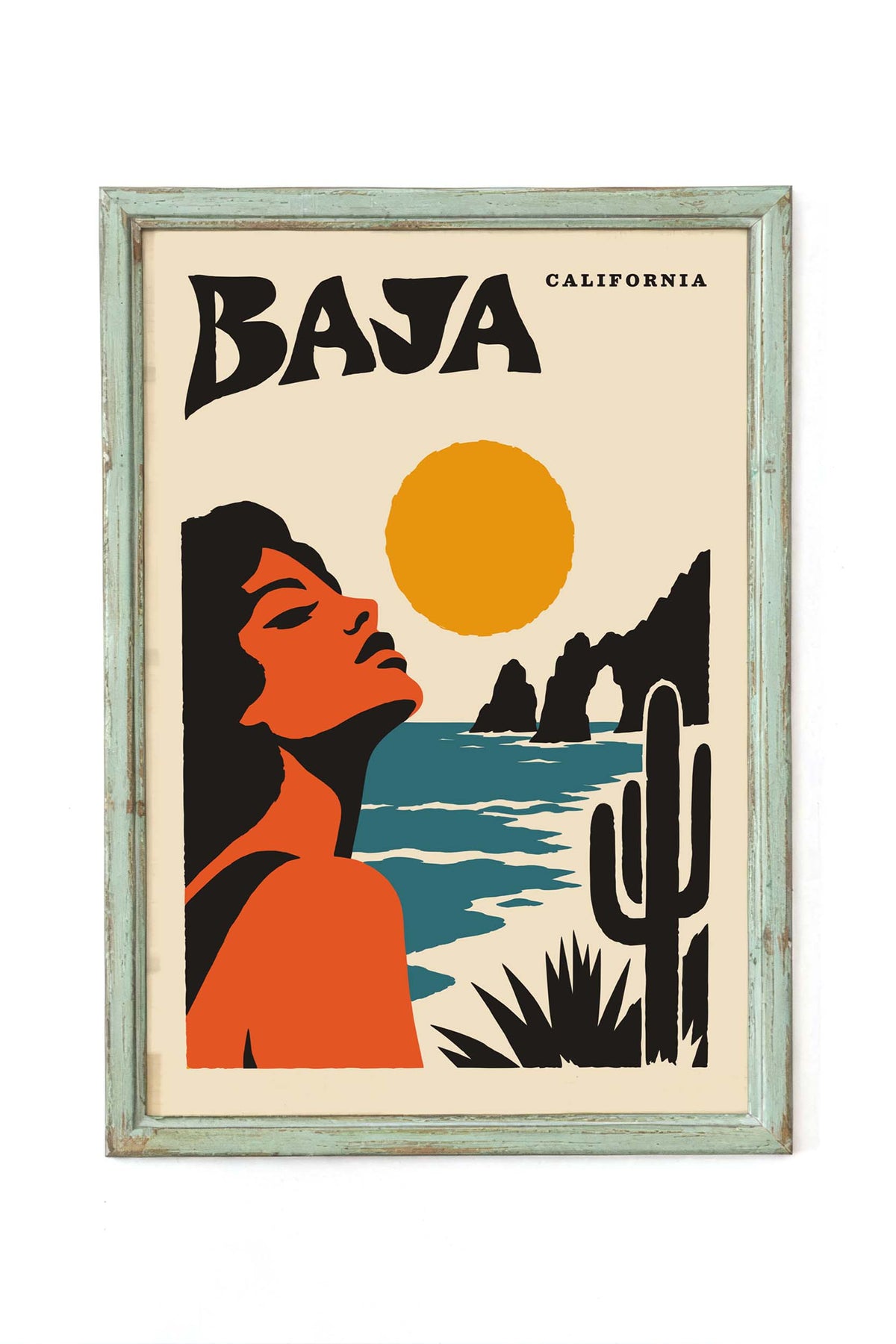 Baja California Coastal Travel Wall Art Print