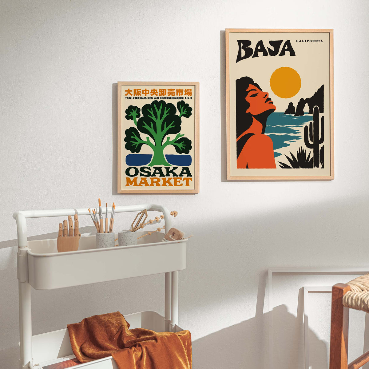 Baja California Coastal Travel Wall Art Print
