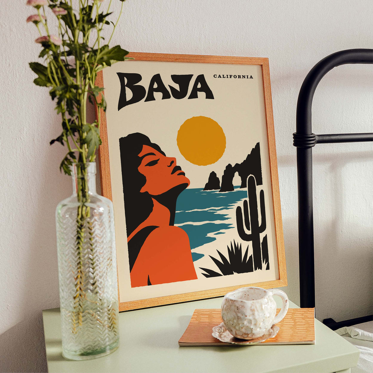 Baja California Coastal Travel Wall Art Print