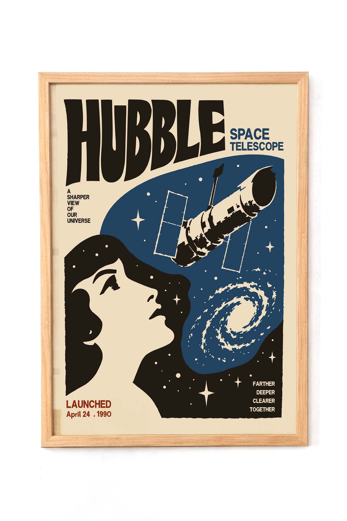 Hubble Space Telescope Astronomy Wall Art Print