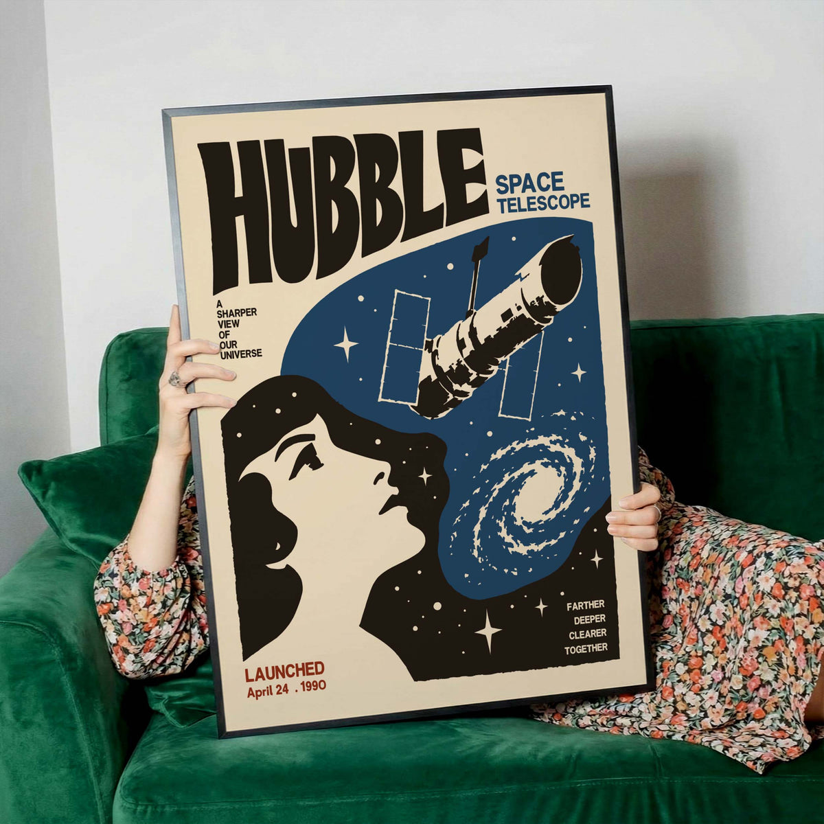 Hubble Space Telescope Astronomy Wall Art Print