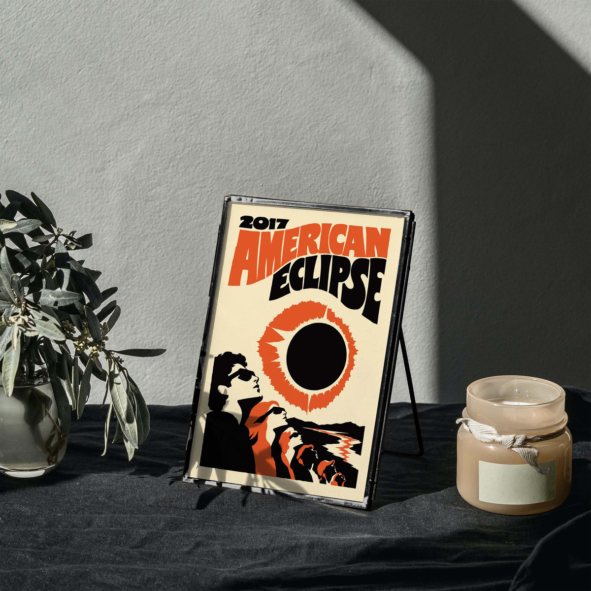 American Solar Eclipse Wall Art Print