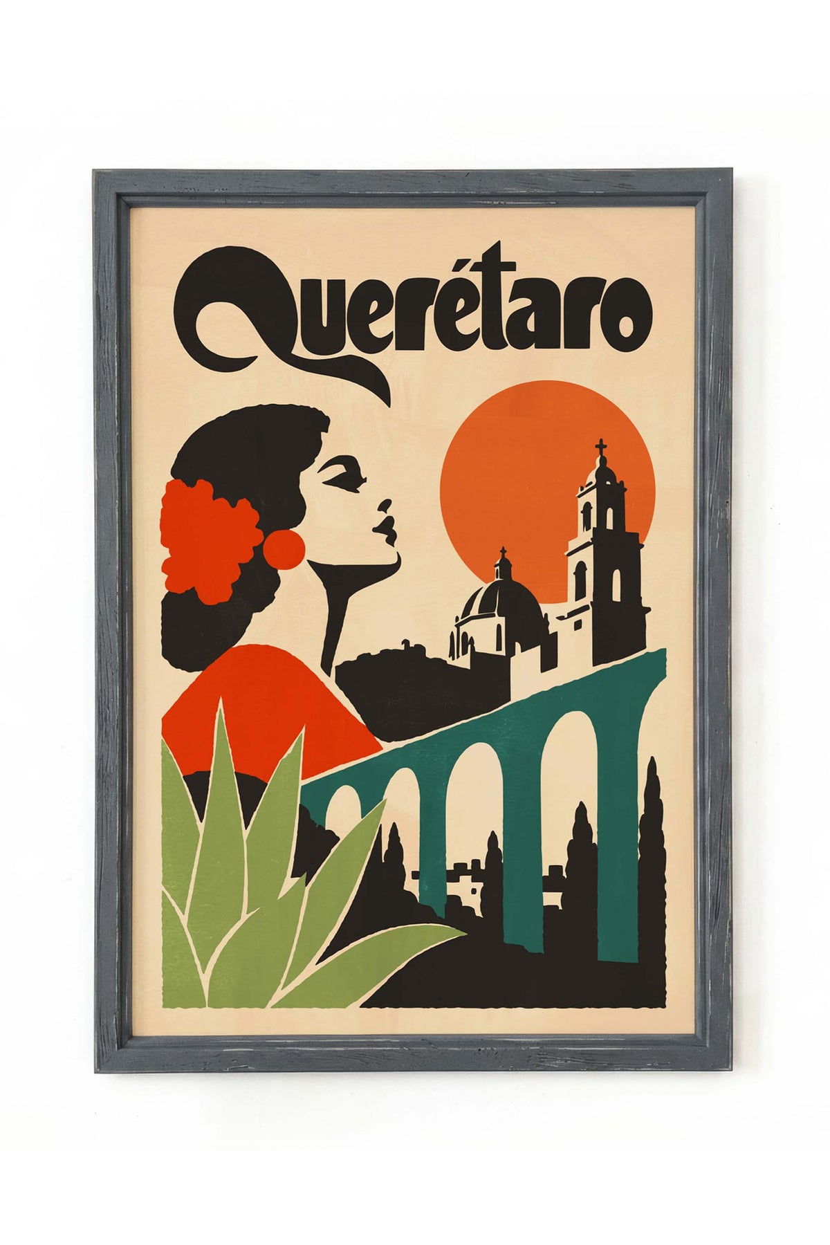 Queretaro Mexico Travel Wall Art Print