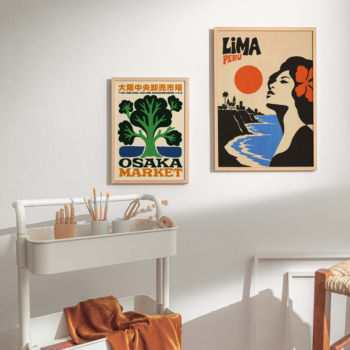 Lima Peru Coastal Travel Poster Print