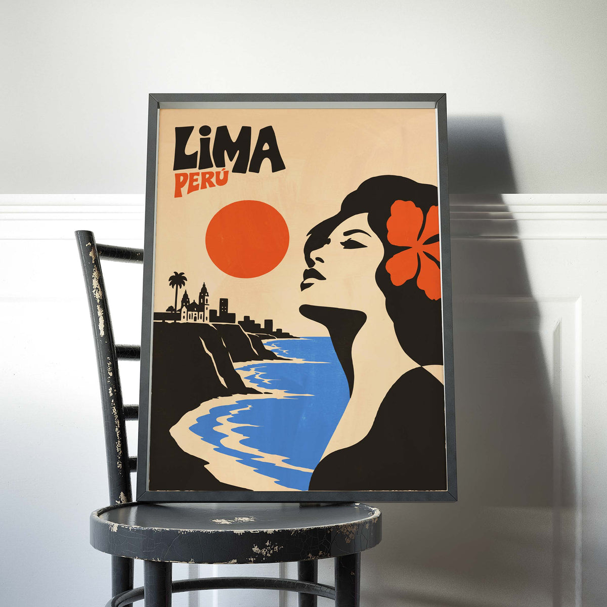 Lima Peru Travel Poster Print