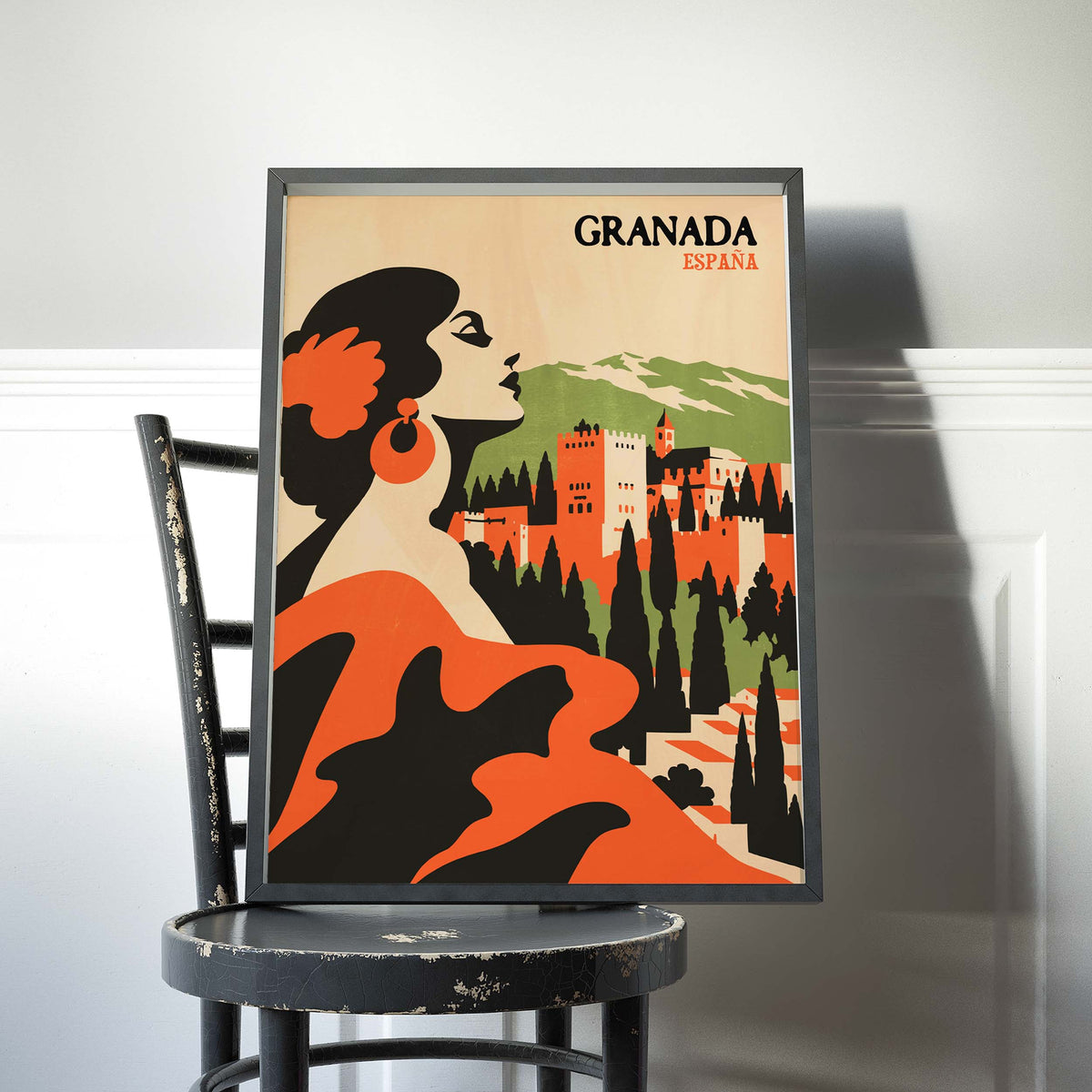 Granada Spain Travel Wall Art Print
