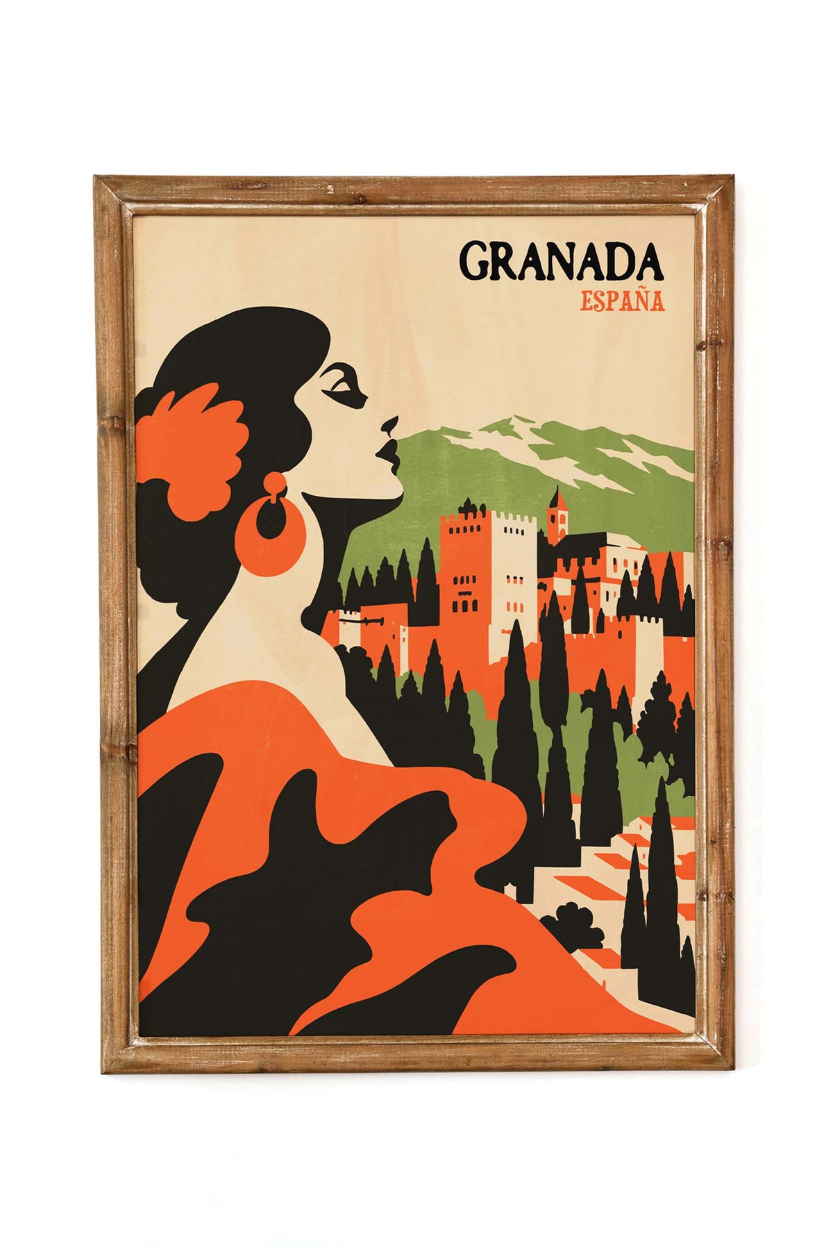 Granada Spain Travel Wall Art Print
