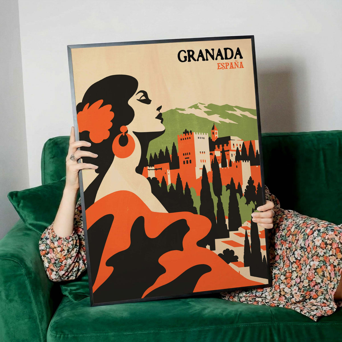 Granada Spain Travel Wall Art Print