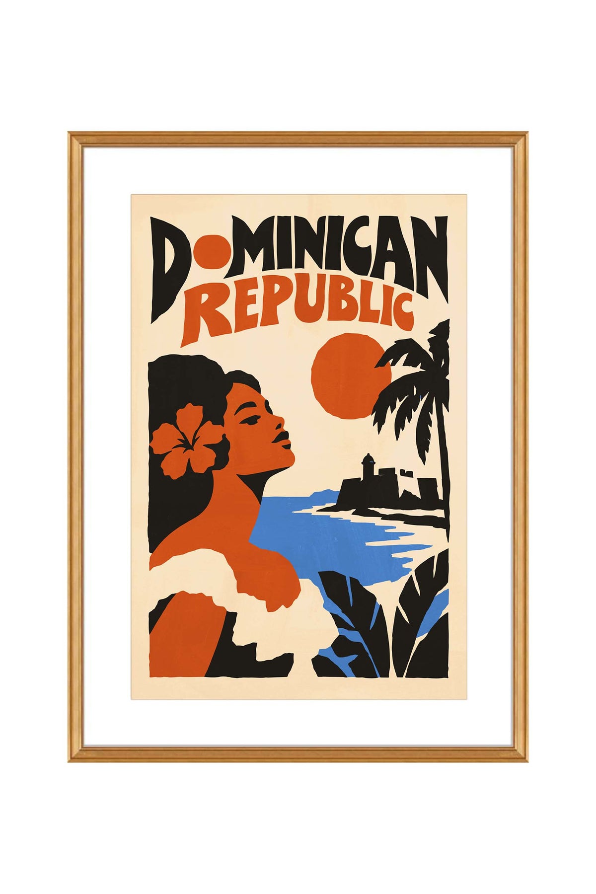 Dominican Republic Travel Wall Art Print