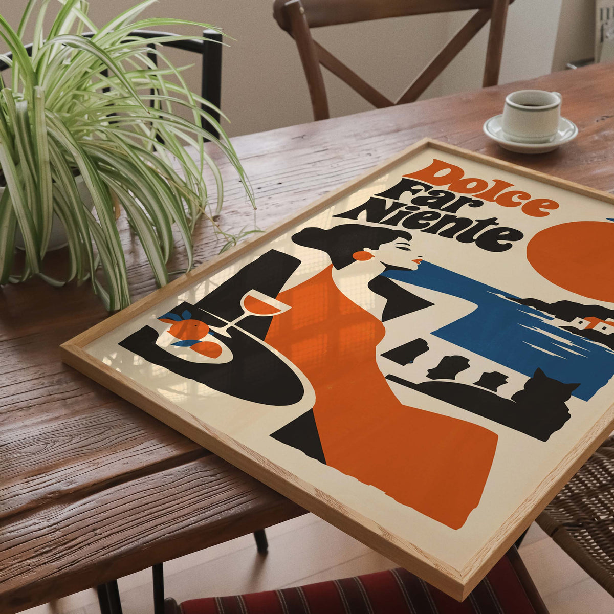 Dolce Far Niente Italian Wall Art Print