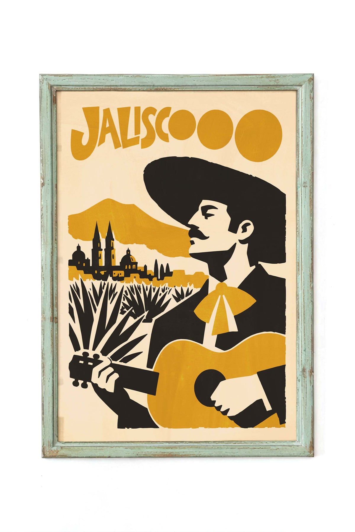 Jalisco Mexican Guitarist Wall Art